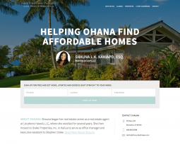 Hawaii Foreclosure Properties Website Design