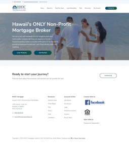 HHOC Mortgage Website Design