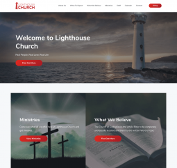 Lighthouse Church Website Design
